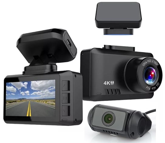 Wideorejestrator samochodowy 4K wifi GPS matryca Sony IMX335 FastCam