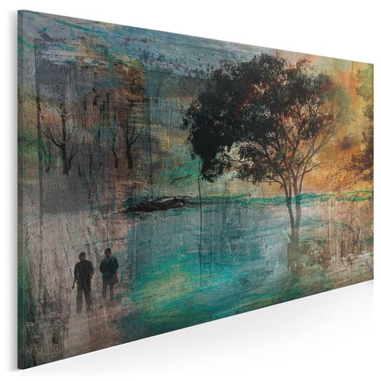 Wieczne drzewo miłości - nowoczesny obraz na płótnie - 120x80 cm VAKU-DSGN Nowoczesne obrazy