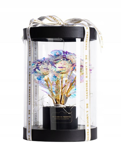 Wieczne Świecące Róże 11 Sztuk Lamour Box Prezent Dla Niej Dziewczyny Żony Na Walentynki De L'amour Presents