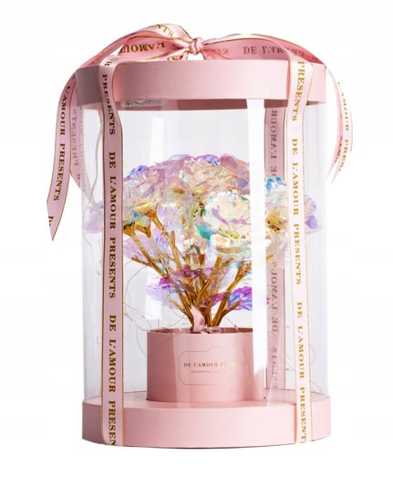 Wieczne Świecące Róże 11 Sztuk Lamour Box Prezent Dla Niej Dziewczyny Żony Na Walentynki De L'amour Presents
