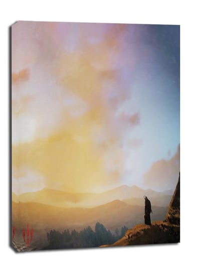 Wiedźmin - Geralt on the Hunt - obraz na płótnie 40x60 cm Galeria Plakatu
