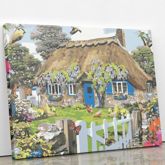Wiejska chata - Malowanie po numerach 50x40 cm ArtOnly