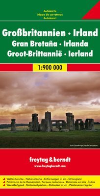 Wielka Brytania, Irlandia. Mapa 1:900 000 Freytag & Berndt