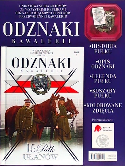 Wielka Księga Kawalerii Polskiej 1918-1939 Odznaki Kawalerii Nr 2 Edipresse Polska S.A.