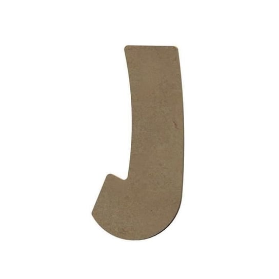 Wielka litera J z drewna MDF do dekoracji - 8 cm Inna marka