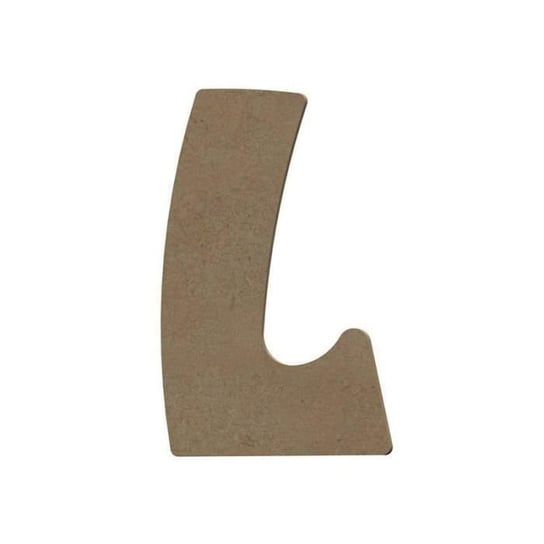 Wielka litera L z drewna MDF do dekoracji - 8 cm Inna marka