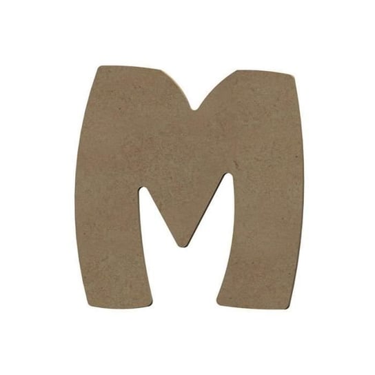 Wielka litera M z drewna MDF do dekoracji - 8 cm Inna marka