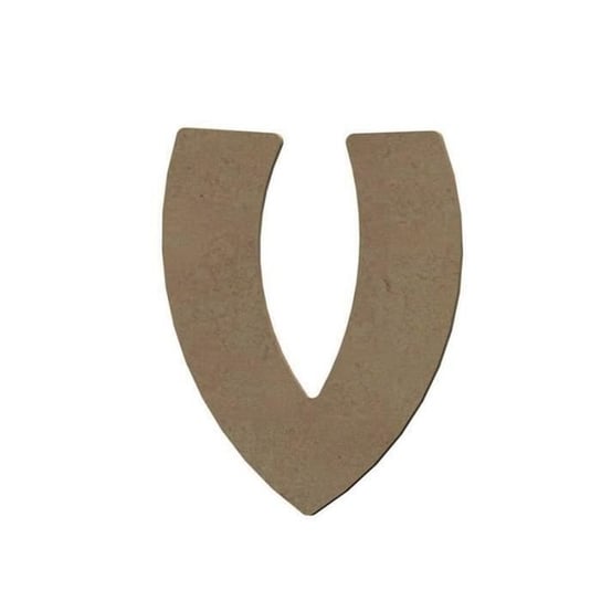 Wielka litera V z drewna MDF do dekoracji - 8 cm Inna marka