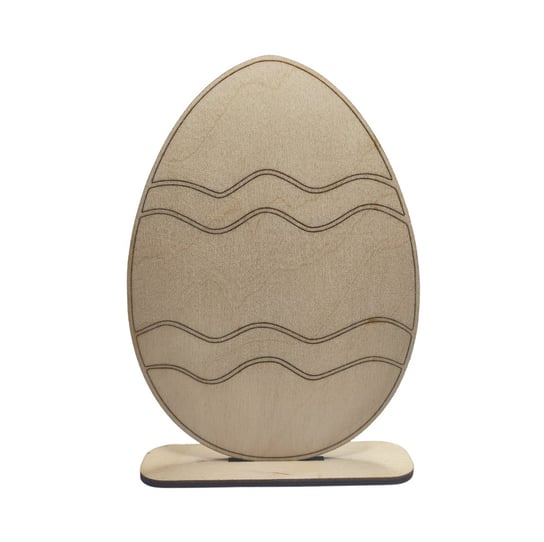 Wielkanocna pisanka duża na podstawce 28cm jajko Inna marka