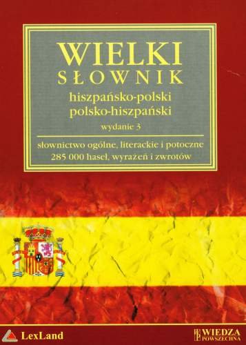 Wielki słownik hiszpańsko-polski polsko-hiszpański CD Perlin Oskar