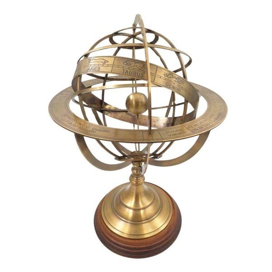 Wielkie Astrolabium Mosiężne - AML141 GIFTDECO