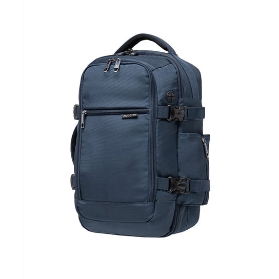 Wielofunkcyjny plecak z miejscem na laptop 14" PUCCINI EASY PACK PM9016 7A Granatowy PUCCINI
