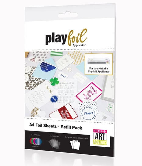 Wielokolorowa folia, A4 do aplikatora PlayFoil/ ControvArtSial Inny producent