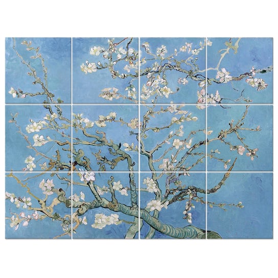 Wielopanelowa grafika ścienna Almond Blossom - Vincent Van Gogh Legendarte