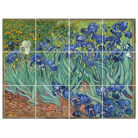 Wielopanelowa grafika ścienna Iris - Vincent Van Gogh Legendarte