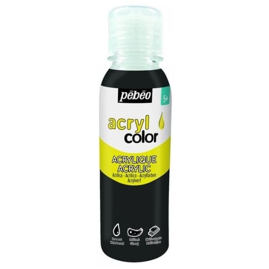 Wielopowierzchniowa farba akrylowa - Czarna - 150 ml PEBEO