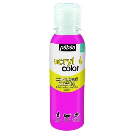 Wielopowierzchniowa farba akrylowa - Neonowy róż - 150 ml PEBEO