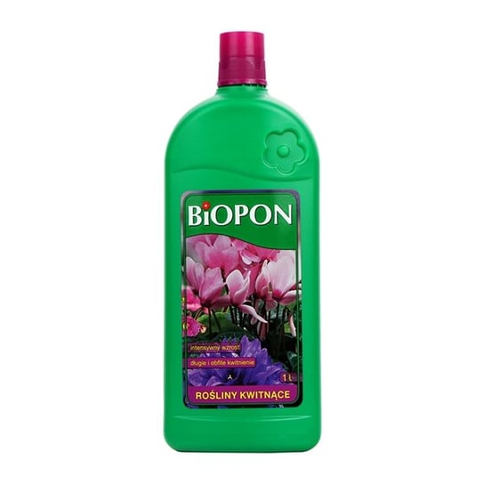 Wieloskładnikowy nawóz mineralny do roślin kwitnących BROS Biopon, 1 l Biopon