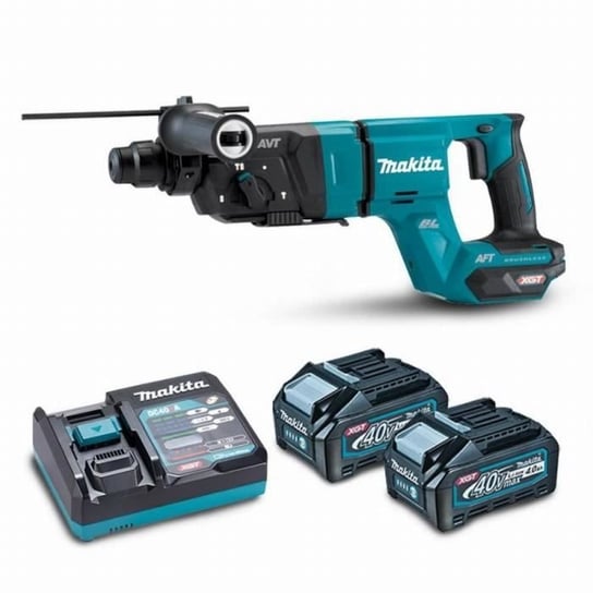 Wiertarka udarowa SDS+ 40V max 28 mm 2,9J MAKITA 2 baty BL4040 + DX14 - HR007GM202 MAKITA