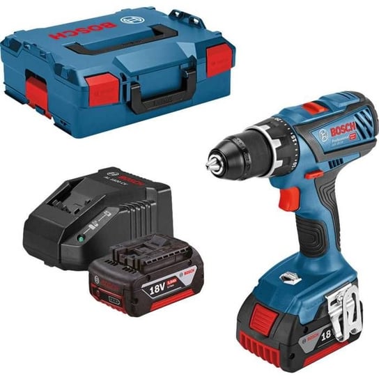 Wiertarko-wkrętarka akumulatorowa Bosch Professional GSR 18V-28 0615990L7K 18 V 3,0 Ah Li-Ion + 2 akumulatory, + ładowarka, + Bosch Professional