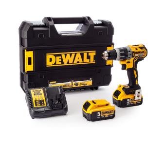 Wiertarko-wkrętarka udarowa + kufer DEWALT, 18V DeWalt