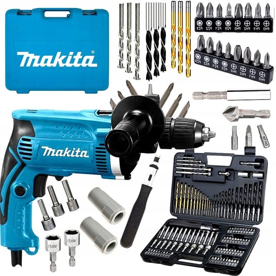 Wiertarko-Wkrętarka Udarowa Makita Hp1631Kx3 710 W MAKITA