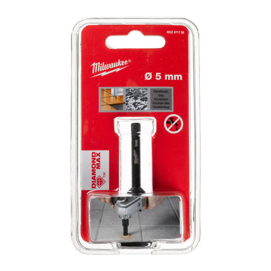 Wiertło diamentowe do gresu na sucho M14 5 mm DIAMOND MAX Milwaukee Milwaukee