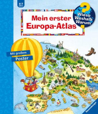 Wieso? Weshalb? Warum?: Mein erster Europa-Atlas Ravensburger Verlag