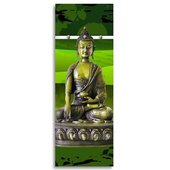 Wieszak FEEBY Zielony Budda, 25x70 cm Feeby