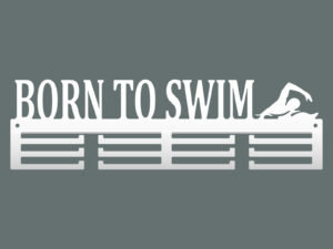 Wieszak Na Medale Born To Swim 40 Cm Biały Matowy Inna marka