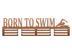 Wieszak Na Medale Born To Swim 60 Cm Miedziany Inna marka