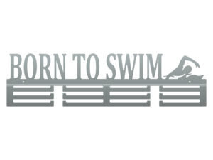 Wieszak Na Medale Born To Swim 60 Cm Srebrny Inna marka