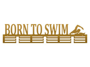 Wieszak Na Medale Born To Swim 80 Cm Złoty Inna marka