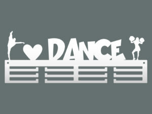 Wieszak Na Medale I Love Dance 40 Cm Biały Matowy Inna marka