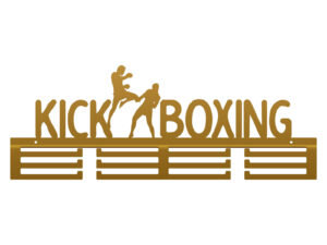 Wieszak Na Medale Kick Boxing 60 Cm Złoty Inna marka