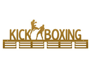 Wieszak Na Medale Kick Boxing 80 Cm Złoty Inna marka