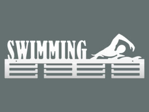 Wieszak Na Medale Swimming Pływanie 60 Cm Biały Matowy Inna marka