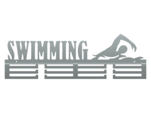 Wieszak Na Medale Swimming Pływanie 60 Cm Srebrny Inna marka