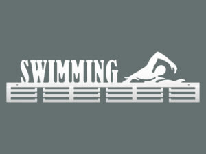 Wieszak Na Medale Swimming Pływanie 80 Cm Biały Matowy Inna marka