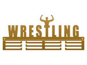 Wieszak Na Medale Wrestling 40 Cm Złoty Inna marka