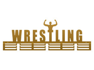 Wieszak Na Medale Wrestling 80 Cm Złoty Inna marka