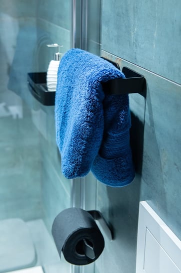 Wieszak na ręczniki przyklejany taśmą 3M, samoprzylepny 1800 magiczna-łazienka