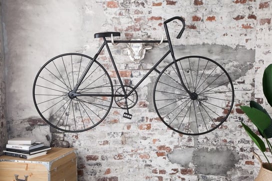 Wieszak na rower INTERIOR Byk, srebrny, 47 cm INTERIOR