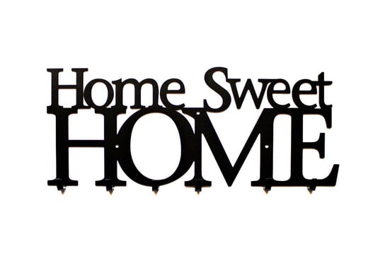 Wieszak na ubrania Home Sweet Home, dekoracja ścienna, prezent, przedpokój Art-Steel