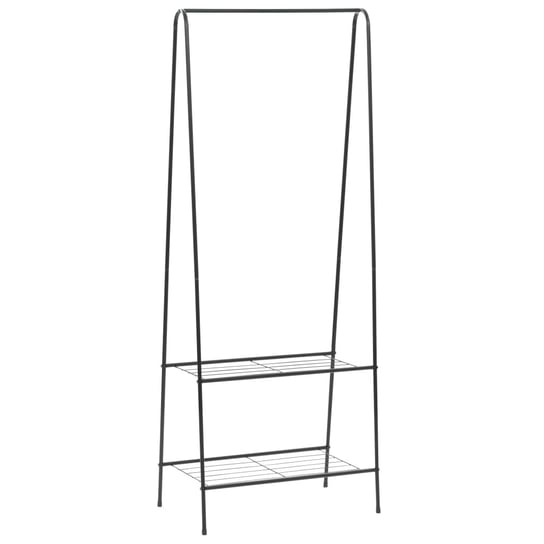 Wieszak na ubrania MWGROUP czarny, 59x35x150 cm vidaXL