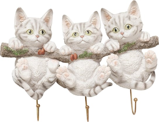 Wieszak ścienny Three Mini Cats 29x21 cm Kare Design