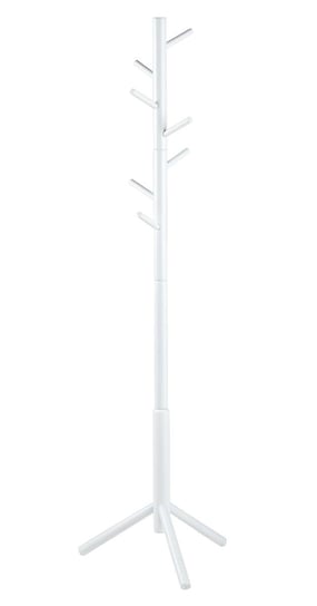 Wieszak stojący ELIOR Helmi, biały, 176x45x51 cm Elior