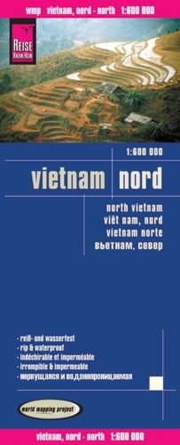 Wietnam Północny. Mapa 1:600 000 Opracowanie zbiorowe