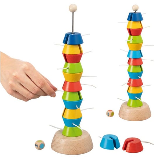 Wieża balansująca zręcznościowa Tugie, gra zręcznościowa, Goki Goki