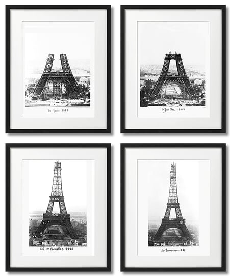 Wieża Eiffela, Etapy Budowy DEKORAMA